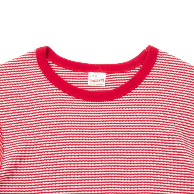 Healthknit | ヘルスニット ベーシックワッフルクルーネック半袖Tシャツ