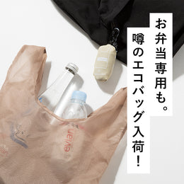 手洗いもできて、コンパクトに持ち運び可能!大人気エコバッグDGS上陸!