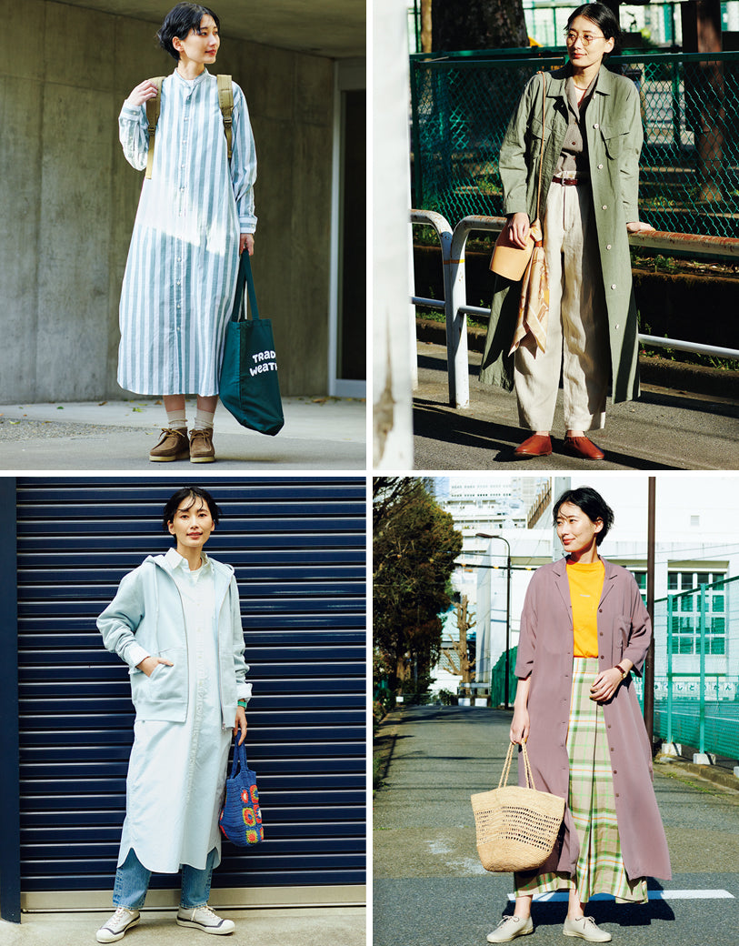 服好きなら【シャツワンピース】はマキシ丈がマスト！ 1枚でサマになる