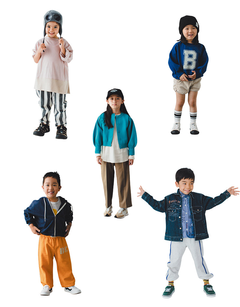 小学生　ズボン　チラリ こどものコーデがぐっとおしゃれに！ 色合わせや柄合わせなど、5つのコツを伝授 | BOYNA by LaLa begin（ボイナ バイ ララビギン）