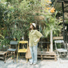 QUEEN SHOP | クイーンショップ　メッシュシアー半袖カーディガン