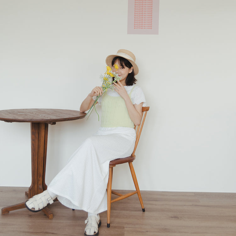 QUEEN SHOP | クイーンショップ　ジャガードストレートスカート