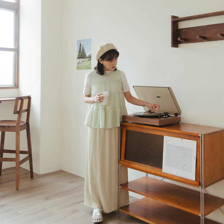 QUEEN SHOP | クイーンショップ　ジャガードストレートスカート