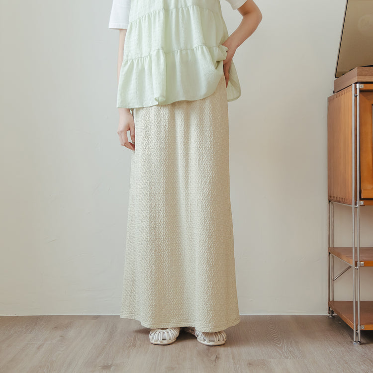 QUEEN SHOP | クイーンショップ　ジャガードストレートスカート