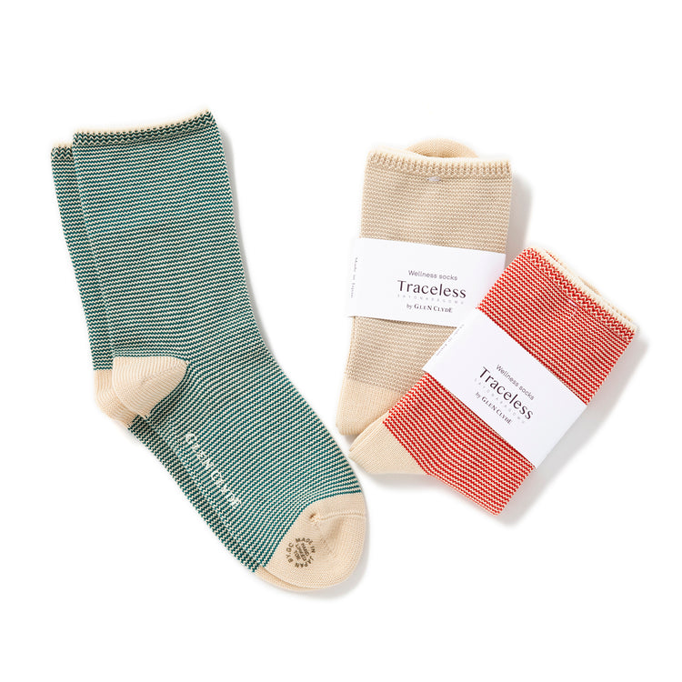 Wellness socks by GLEN CLYDE | ウェルネスソックス バイ グレンクライド　Traceless