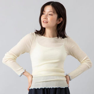 me. | ミードット　merino washable woolロングスリーブ