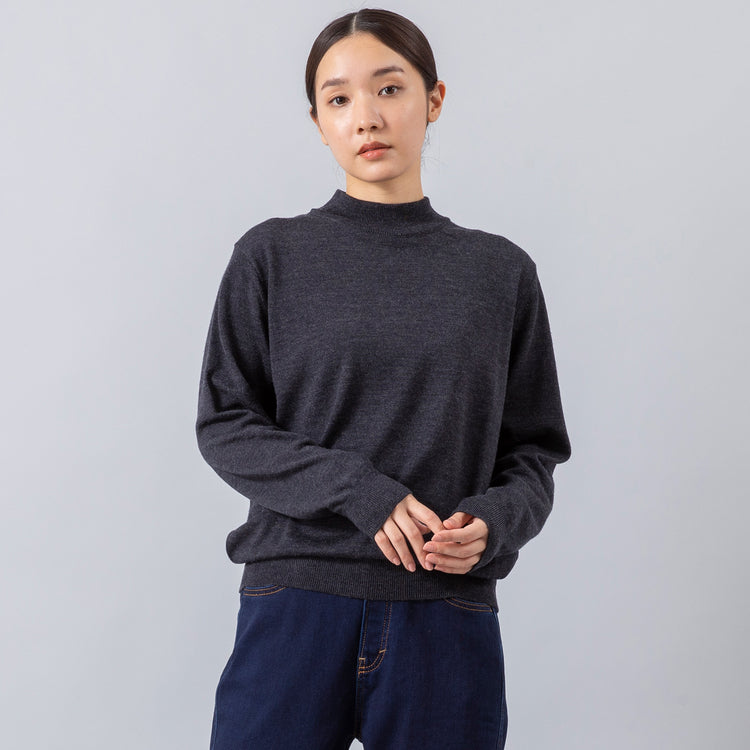 MOONCASTLE | ムーンキャッスル Wool Mock neck