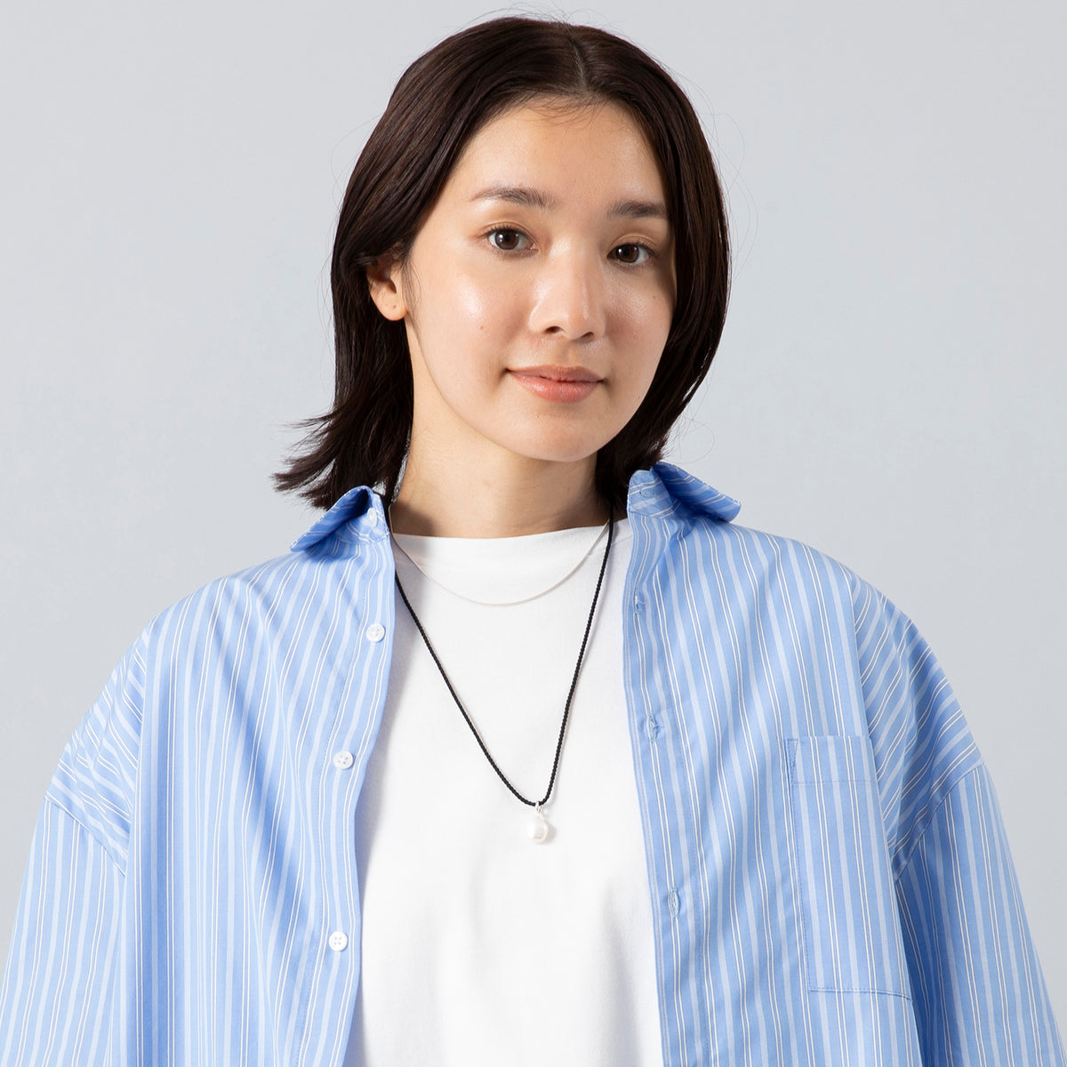 in mood | インムード LaLa Begin別注 2連パール×シルバーネックレス