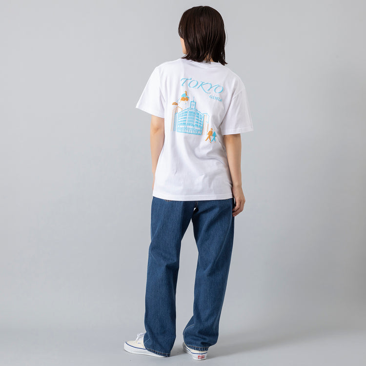 (白)Tokyo No.07 銀座 着用サイズM（モデル身長163cm）