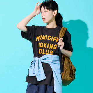 A.G.SPALDING＆BROS | エー.ジー.スポルディング＆ブロス　LaLa Begin別注 スポーツカラーMUNICIPAL BOXING CLUB ロゴグラフィックT