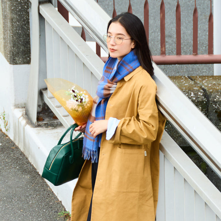 BOYNA ORIGINAL | ボイナ オリジナル　LaLaBegin別注 シルケットウールのリバーシブルストール