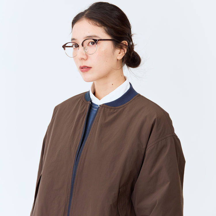 BROWN/NAVY・プレーン面