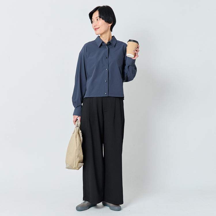 モデル身長 166cm,TIDEWAYのLaLa Begin別注 3way撥水マトリョーシカトート|UNIVERSAL OVERALLのLaLa Begin別注 2タック ワイドストレートパンツ|MoonstarのLaLaBegin別注 帰ってきたDECK SPORT,https://market.e-begin.jp/products/snk_tid1270q_lala|https://market.e-begin.jp/products/dre_uni1061s_lala|https://market.e-begin.jp/products/mns_mns0718r_lala