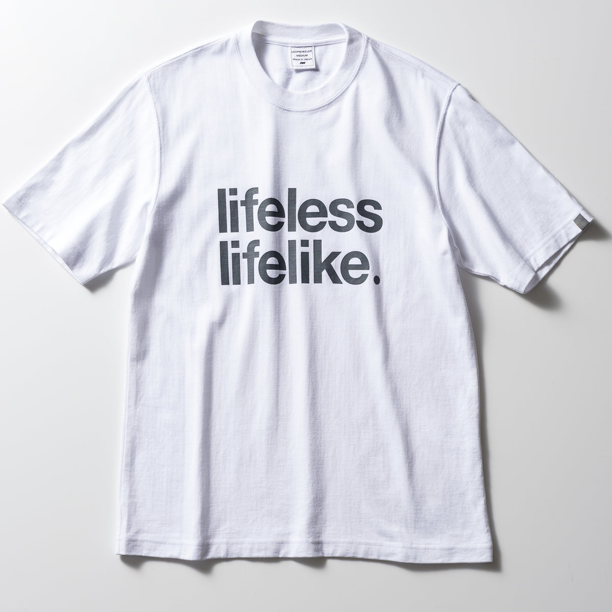 LOOPWHEELER | ループウィラー Begin別注 “lifeless lifelike.” Tシャツ（ループウィラー完全BOOK付き）