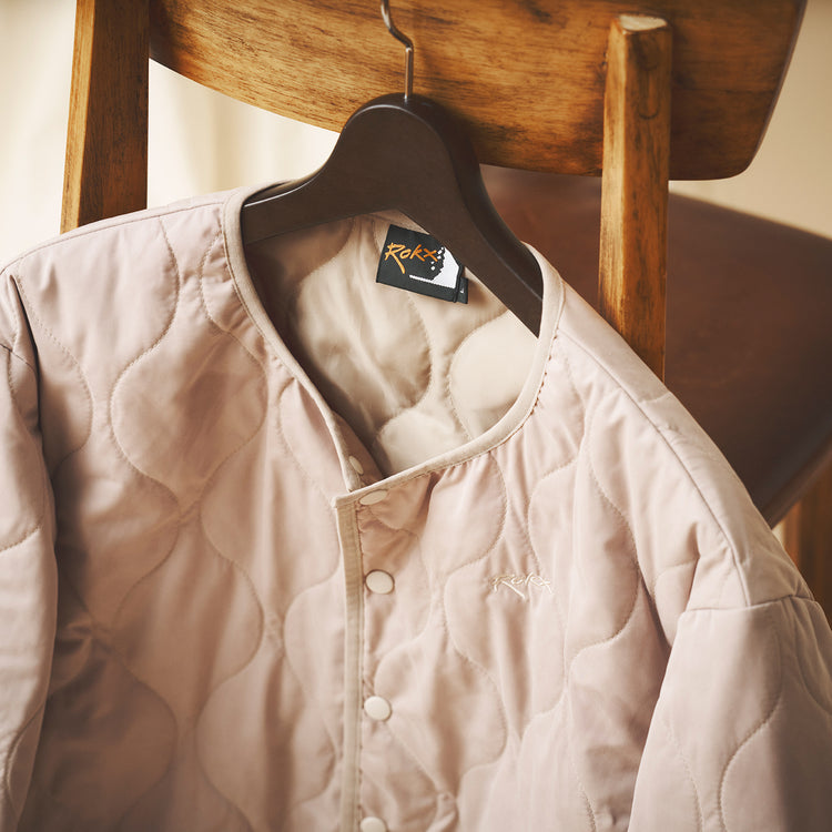 ROKX | ロックス　QUILT CARDIGAN insulated POLARTEC® POWER FILL