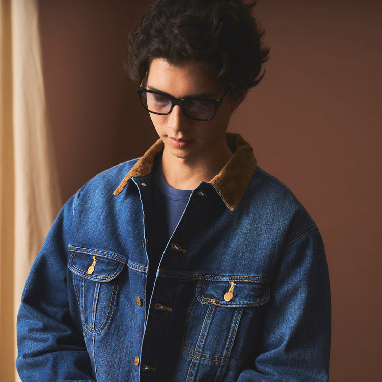 モデル身長185cm (Lサイズ着用)