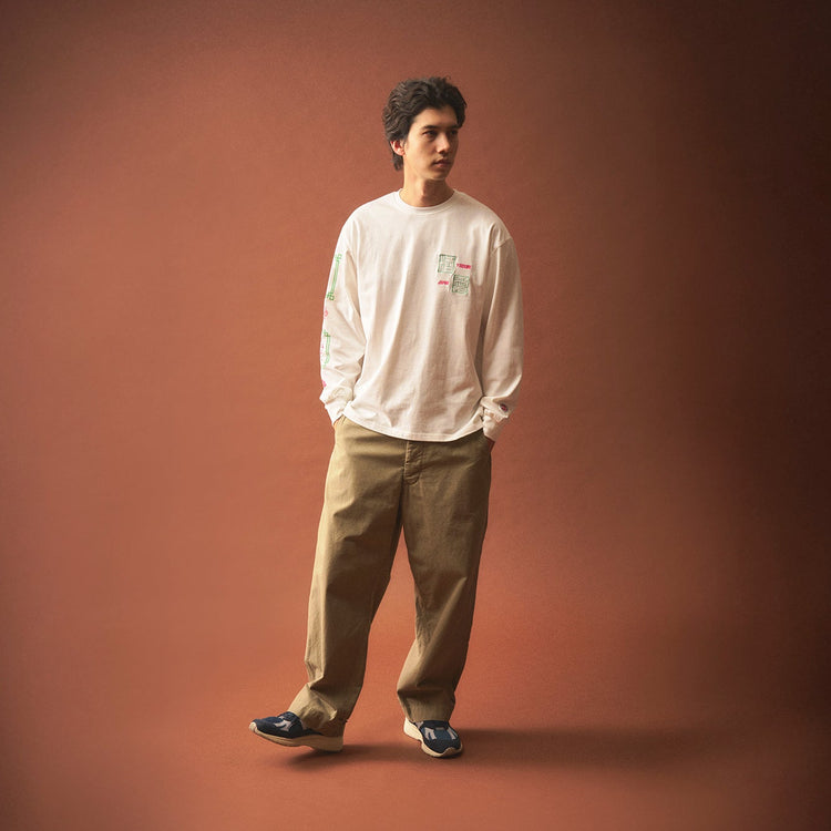 着用サイズL (モデル身長185cm)