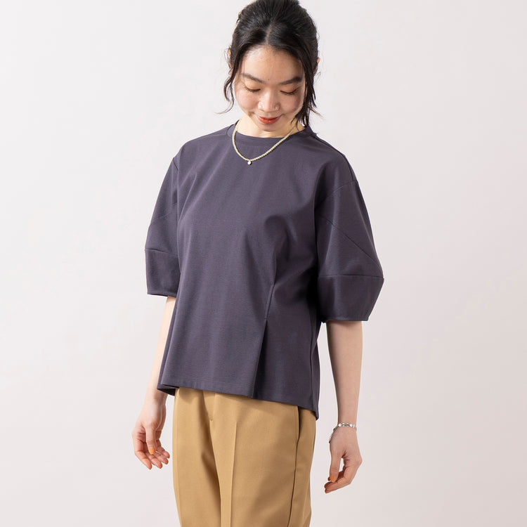 D/GRAY着用 モデル身長165cm,MANUAL ALPHABETのTWILL SEMI- EASY TROUSERS for Lala Begin|GLENFIELDのシャークソールグルカサンダル|rapiécageのメタルトップケシビーズネックレス,https://market.e-begin.jp/products/mks_man0093u_lala|https://market.e-begin.jp/products/jal_gfd0391q_lala|https://market.e-begin.jp/products/rdx_rpc0108u_lala