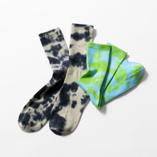 SPACE SOUVENIR | スペーススーベニア　Earth/Moon Tie-dye Socks