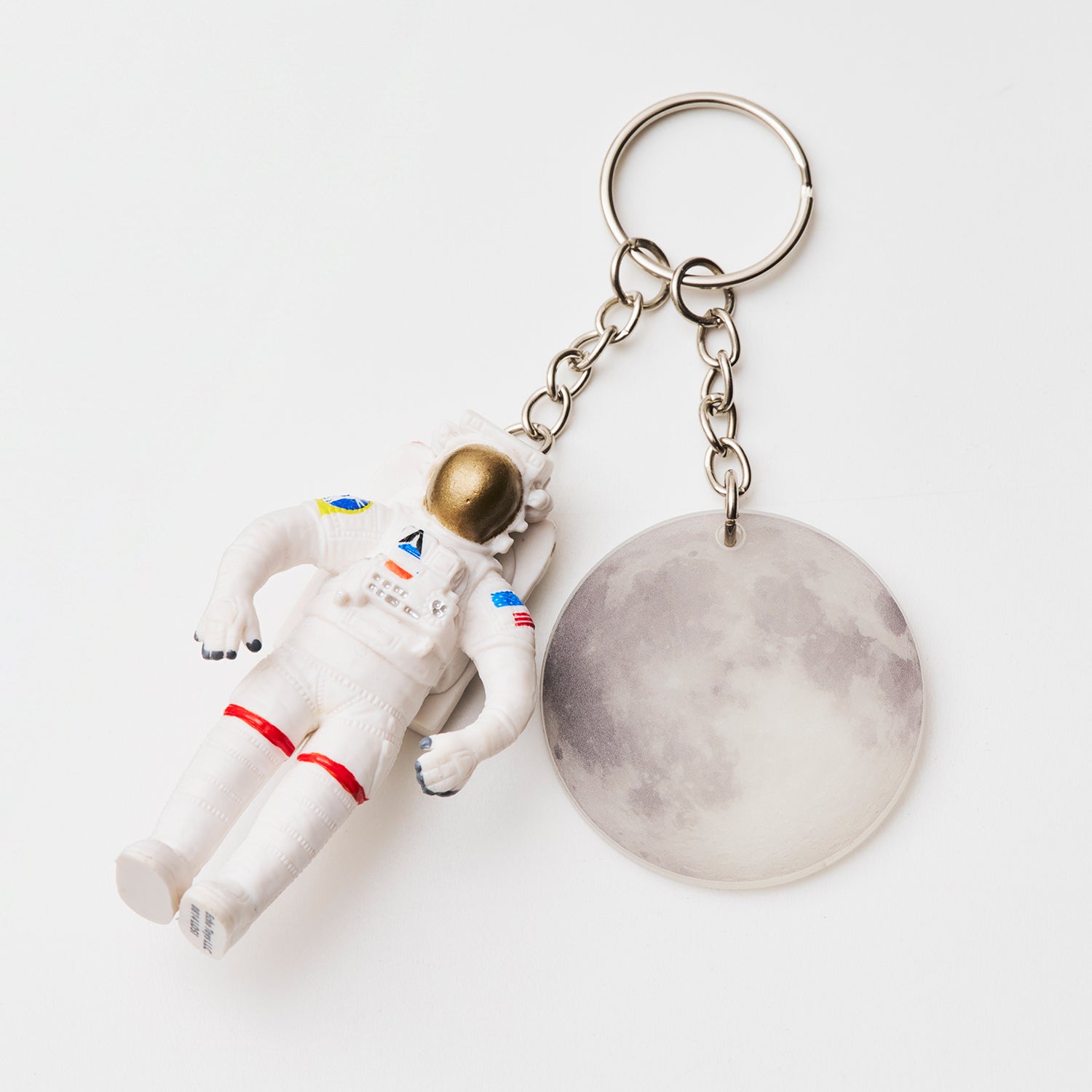 SPACE SOUVENIR | スペーススーベニア 宇宙飛行士と蓄光の月 Key Charm