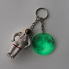 SPACE SOUVENIR | スペーススーベニア　宇宙飛行士と蓄光の月 Key Charm