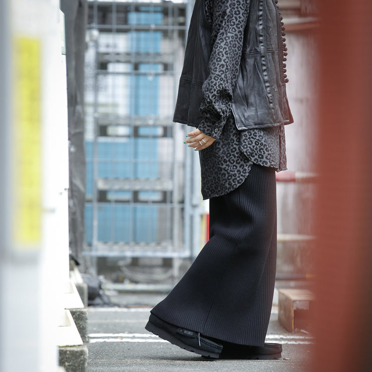 BATONER | バトナ―　LaLa Begin別注 SOLID WOOL RIB SKIRT