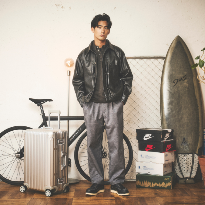 着用サイズL（モデル身長182㎝）