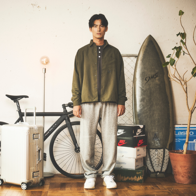 着用サイズL（モデル身長182㎝）