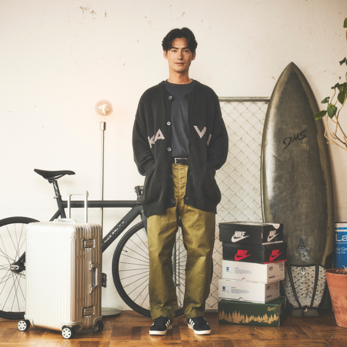 着用サイズL（モデル身長182㎝）