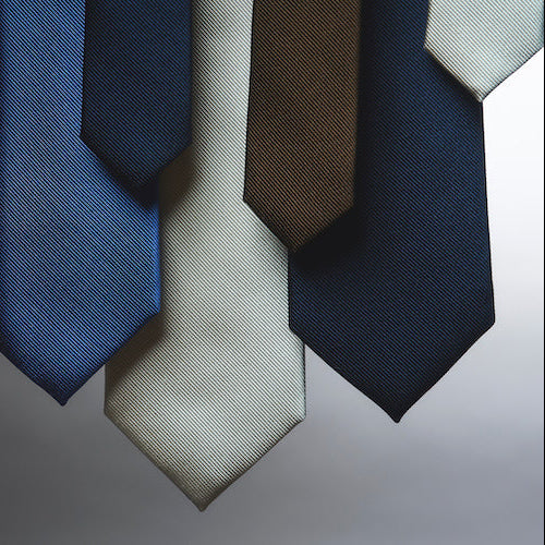 FAIRFAX | フェアファクス　Begin別注 レップソリッドネクタイ