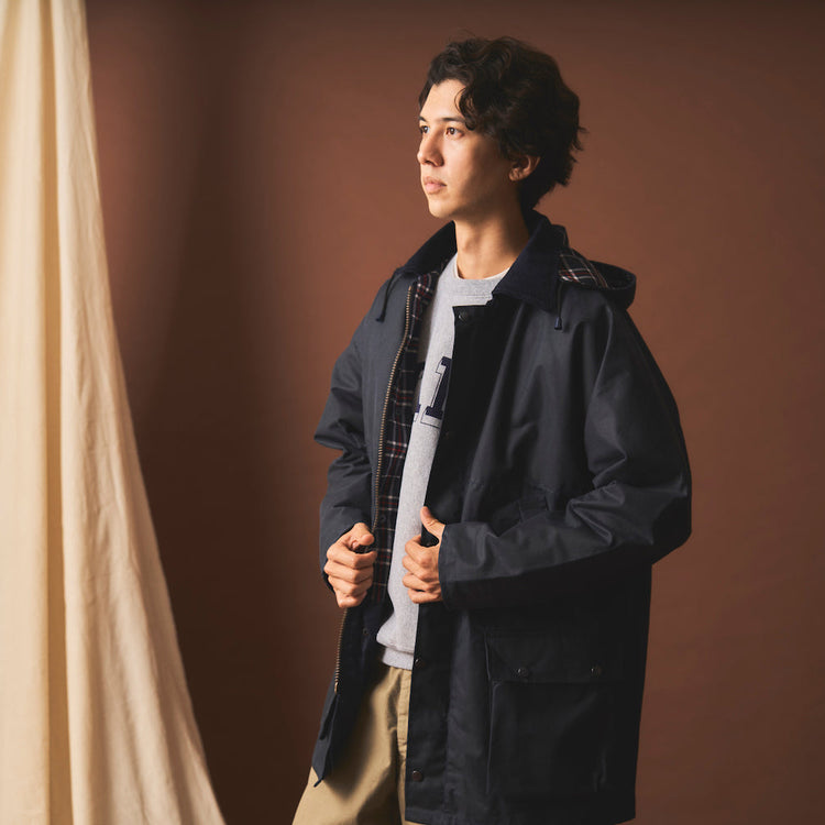 モデル身長185cm (Mサイズ着用)