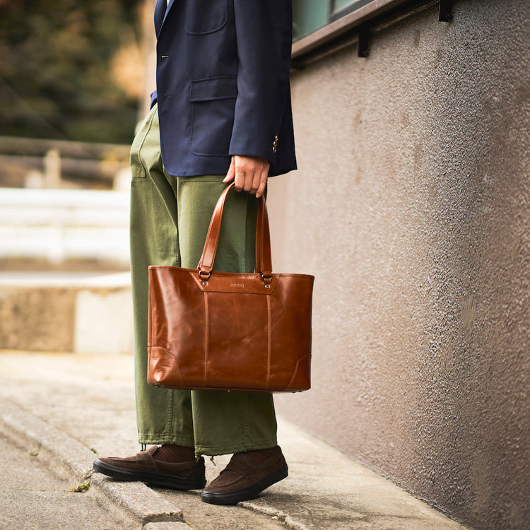 DOUBLES | ダブルス　レザートートバッグ