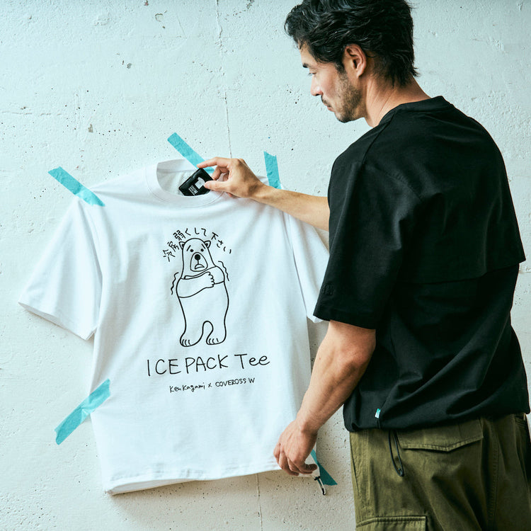 COVEROSS W | カバロスダブル ICE PACK Tee 加賀美健グラフィックver