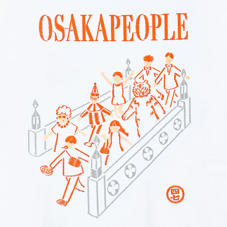(白)Osaka No.02 大行進 in 心斎橋 バックプリント