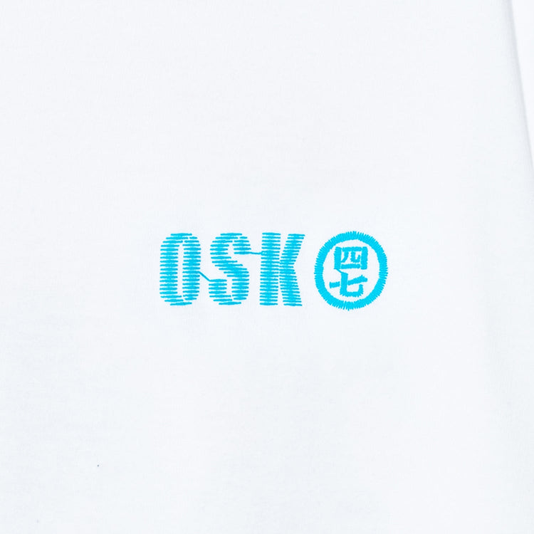 (白)Osaka No.03 なんでやねん 胸元プリント