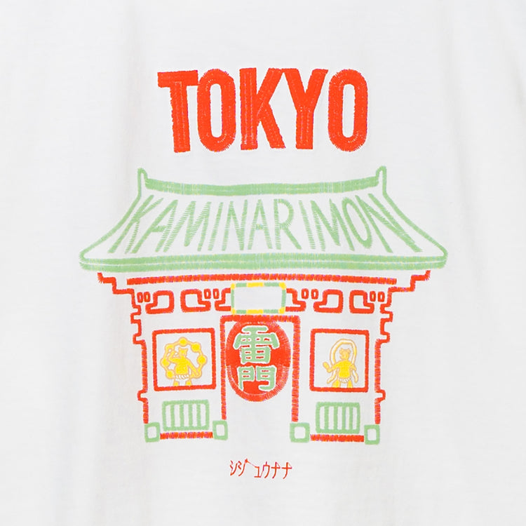 (白)Tokyo No.06 雷門 バックプリント