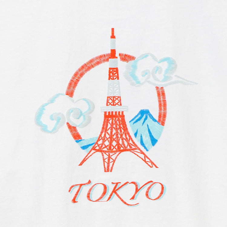 (白)Tokyo No.03 東京タワー バックプリント