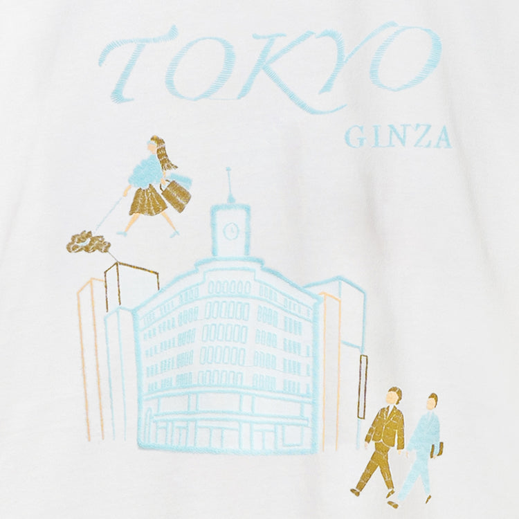 (白)Tokyo No.07 銀座 バックプリント