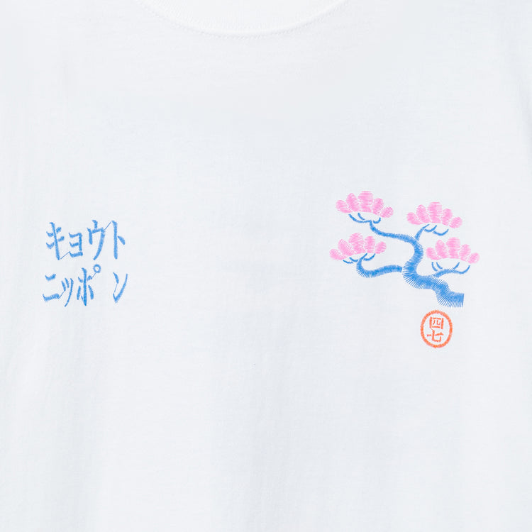 (白)Kyoto No.03 金閣寺と龍 胸元プリント