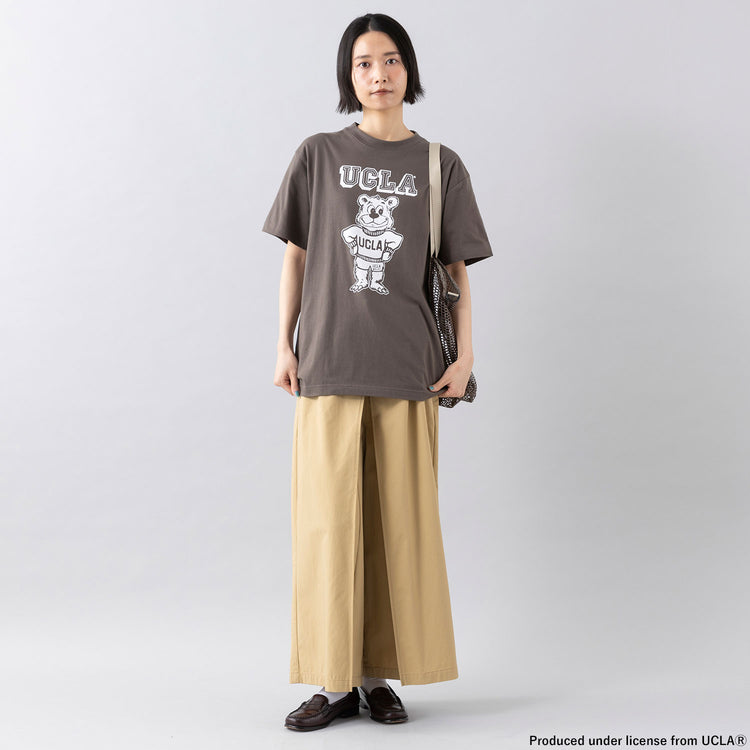 モデル身長165cm,TUTIE.のコットンセルロースタックパンツ|OMCCのMesh Tote 2.0|MATOWのTsuki 朧月 -おぼろづき- / スクエア ローズゴールド レザー,https://market.e-begin.jp/products/equ_tte0340s_lala|https://market.e-begin.jp/products/ser_omc0312s_lala|https://market.e-begin.jp/products/bey_mtw0357s_lala