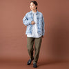 モデル身長163cm,ciaoのバンドカラーReflax®リフラクスとろみシャツ|UNIVERSAL OVERALLの2TUCK TOWN PROOF PANTS|Jalan Sriwijayaのネイビービットローファー VIBRAMソール,https://market.e-begin.jp/products/hag_cia0225r_lala|https://market.e-begin.jp/products/dre_uni0247r_lala|https://market.e-begin.jp/products/gmt_srw1032p_lala