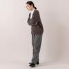 モデル身長163cm,MANONのGATHER SLEEVE BAND COLLAR SHT|ARCH&LINEのSTRETCH CREW PANTS|NEI/NORのスクエアチャームピアス,https://market.e-begin.jp/products/mks_mnn1174s_lala|https://market.e-begin.jp/products/ach_ach1163s_lala|https://market.e-begin.jp/products/ris_ner0789s_lala
