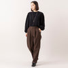 モデル身長163cm,MANONのGATHER SLEEVE LS TEE|rapiécageの1TOPガラスパールネックレス,https://market.e-begin.jp/products/mks_mnn1173s_lala|https://market.e-begin.jp/products/rdx_rpc0795s_lala