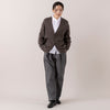 モデル身長163cm,ARCH&LINEのオーガニックコットン オンオフ兼用カーデ|MANONのGATHER SLEEVE BAND COLLAR SHT|NEI/NORのスクエアチャームピアス,https://market.e-begin.jp/products/ach_ach1162s_lala|https://market.e-begin.jp/products/mks_mnn1174s_lala|https://market.e-begin.jp/products/ris_ner0789s_lala