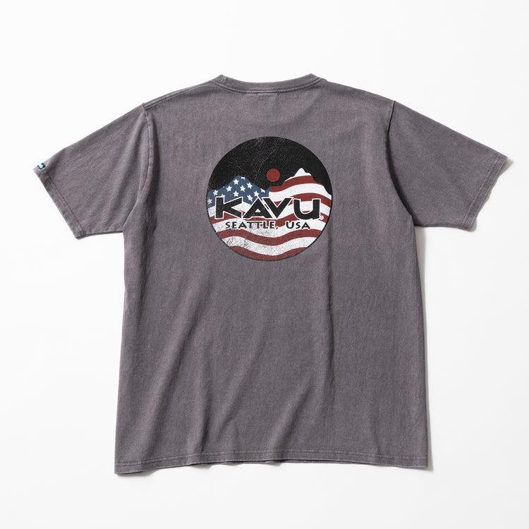 KAVU | カブー　USAロゴTee