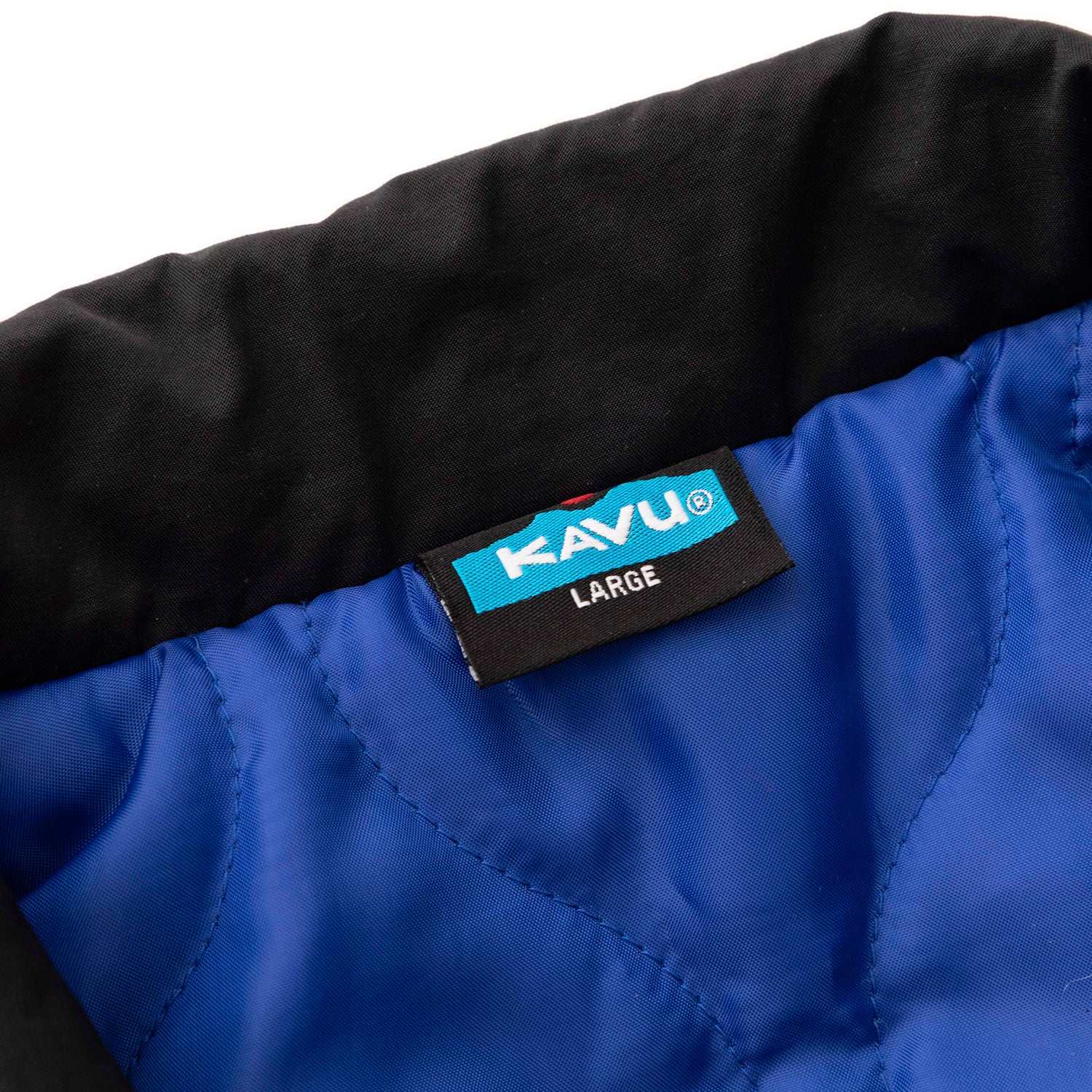 KAVU カブー Begin ビギン 別注 コーチジャケット ブラック M KAVU | カブー Begin別注 アクセントが効いた中綿入りメトウジャケット