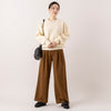 モデル身長163cm,lelillのハイテクワッフルニット|UNIVERSAL OVERALLの2TUCK WIDE STRAIGHT PANTS|DiuのLilio|rapiécageのメタルボールチョーカー,https://market.e-begin.jp/products/ana_lel1248s_lala|https://market.e-begin.jp/products/dre_uni1061s_lala|https://market.e-begin.jp/products/cil_diu1167s_lala|https://market.e-begin.jp/products/rdx_rpc0794s_lala