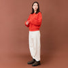 モデル身長167cm,lelillのハイテクワッフルニット|caquのモダンクラシック(KINARI)|BlundstoneのLUG BOOT|ENAMEL CopenhagenのNecklace Amore,https://market.e-begin.jp/products/ana_lel1248s_lala|https://market.e-begin.jp/products/tan_caq0007i_lala|https://market.e-begin.jp/products/sed_bld0492n_lala|https://market.e-begin.jp/products/kod_ena0647r_lala