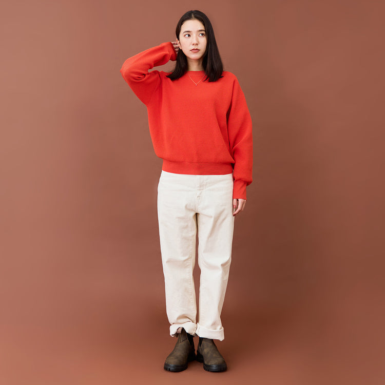 モデル身長167cm,lelillのハイテクワッフルニット|caquのモダンクラシック(KINARI)|BlundstoneのLUG BOOT|ENAMEL CopenhagenのNecklace Amore,https://market.e-begin.jp/products/ana_lel1248s_lala|https://market.e-begin.jp/products/tan_caq0007i_lala|https://market.e-begin.jp/products/sed_bld0492n_lala|https://market.e-begin.jp/products/kod_ena0647r_lala