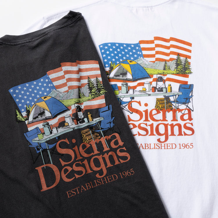 SIERRA DESIGNS | シエラデザインズ　AMERICAN CAMPING STYLE TEE